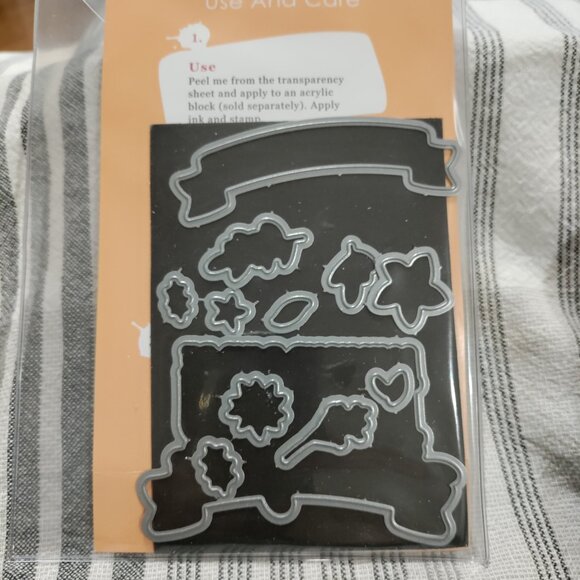 W Plus 9 Holiday Stamp and Die Bundle 2 sets of stamps and 3 die cut sets! - Picture 5 of 6